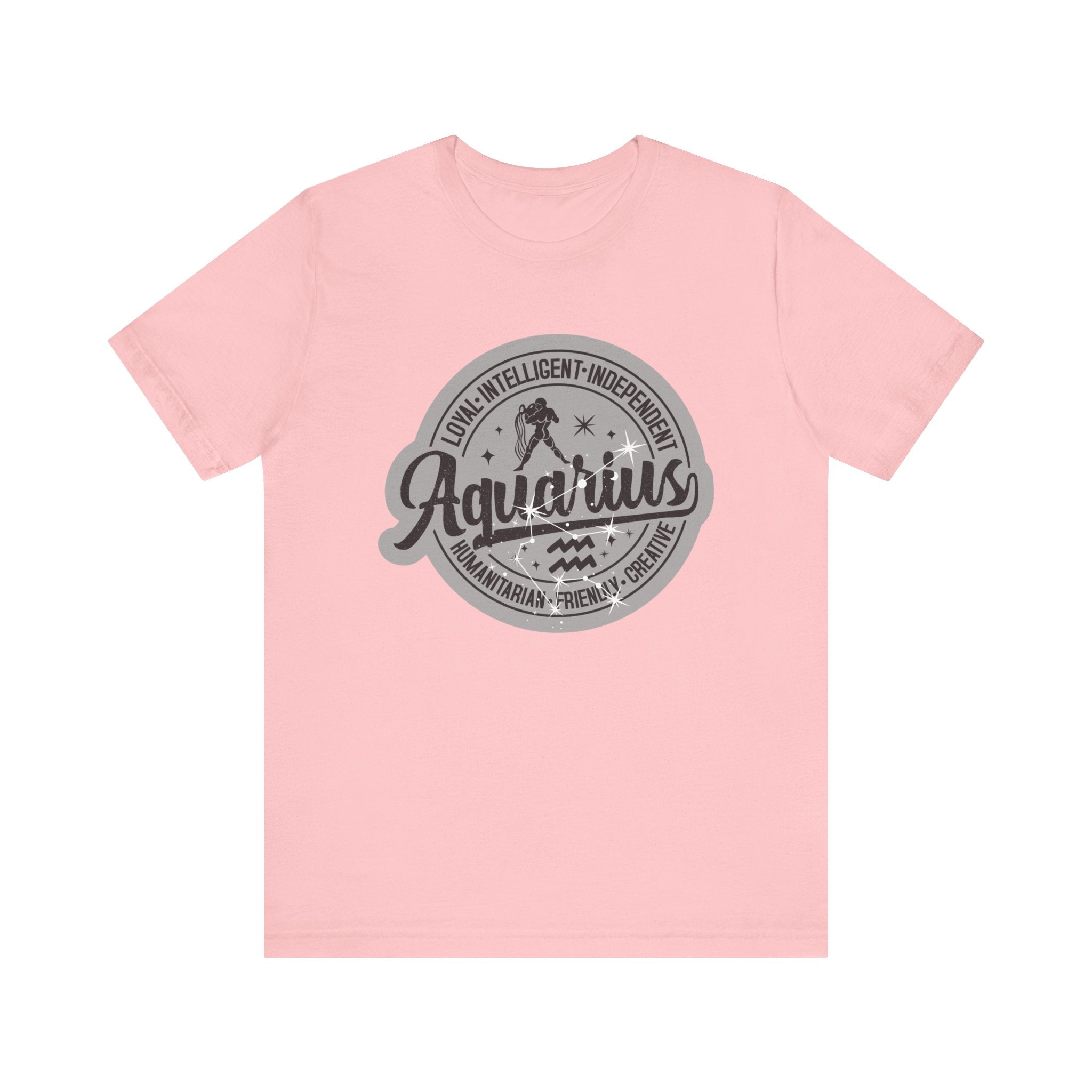 Aquarius Zodiac Unisex Casual Classic Jersey Short Sleeve Tee